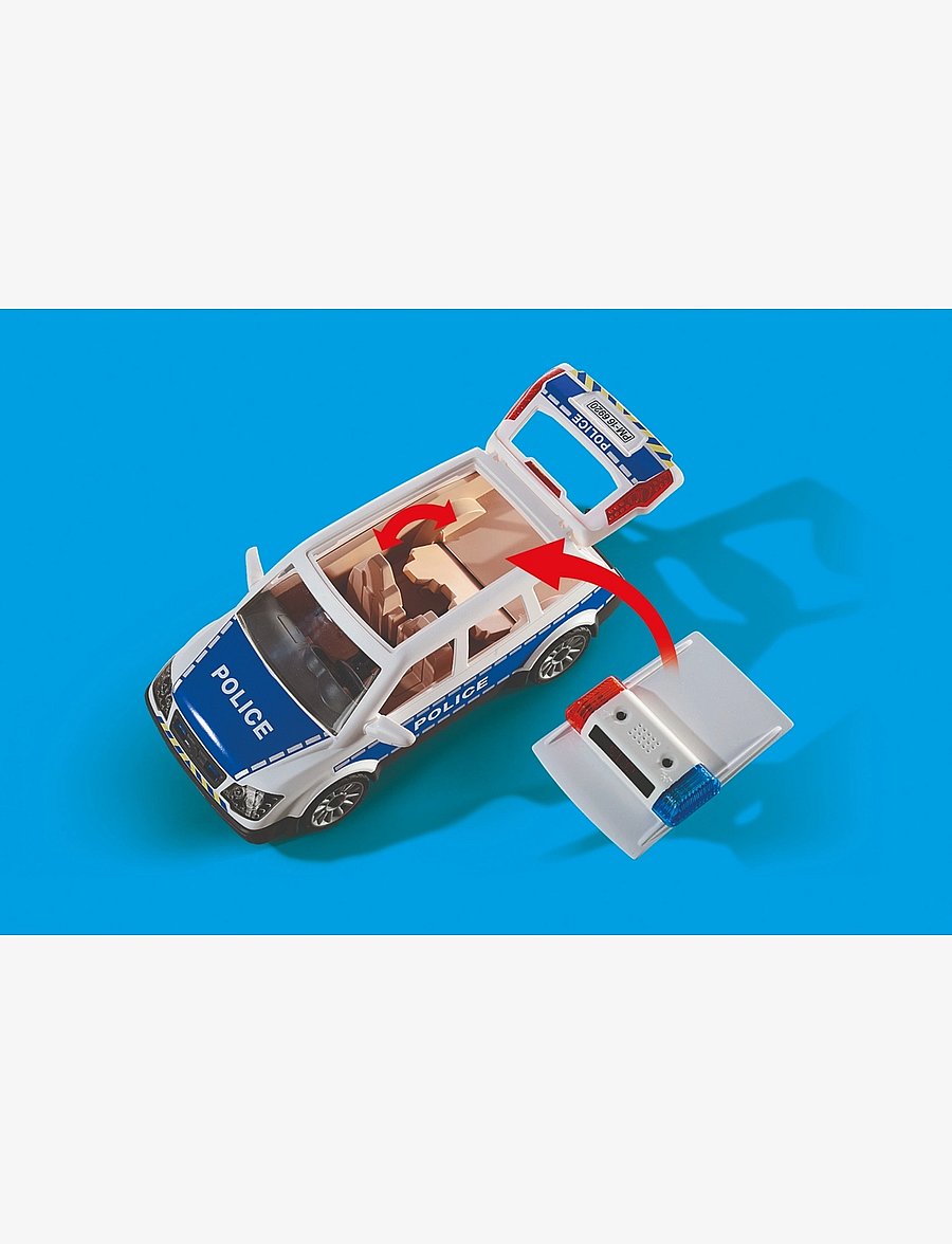 PLAYMOBIL - PLAYMOBIL City Action Squad Car with Lights and Sound - 6920 - multicolored - 5