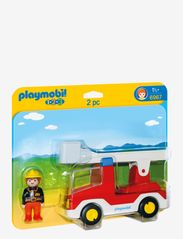 PLAYMOBIL - PLAYMOBIL 1.2.3 Brandbil med stige - 6967 - playmobil 1.2.3 - multicolored - 2