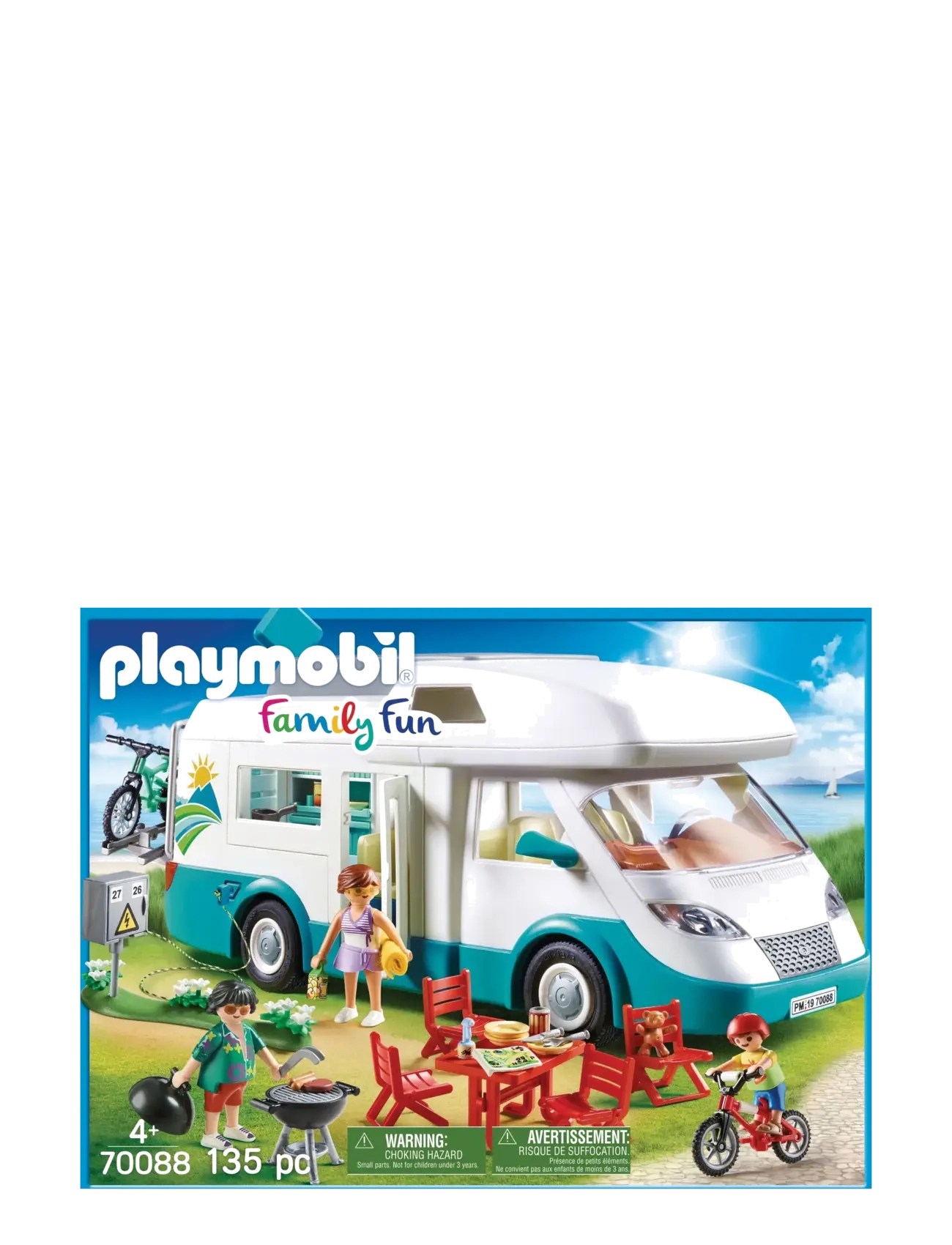 PLAYMOBIL Familiecamper, Børn, Playmobil Family Fun, Multi/mønstret, Str: ONE SIZE