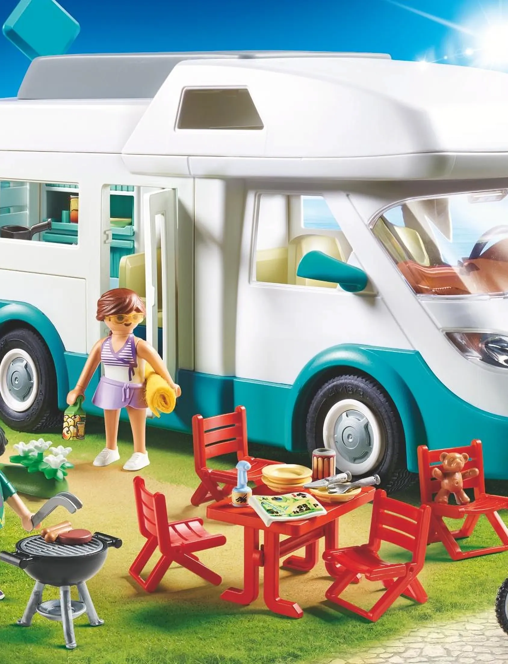 PLAYMOBIL - PLAYMOBIL Family Fun  Autocamper - 70088 - playmobil family fun - multicolored - 0