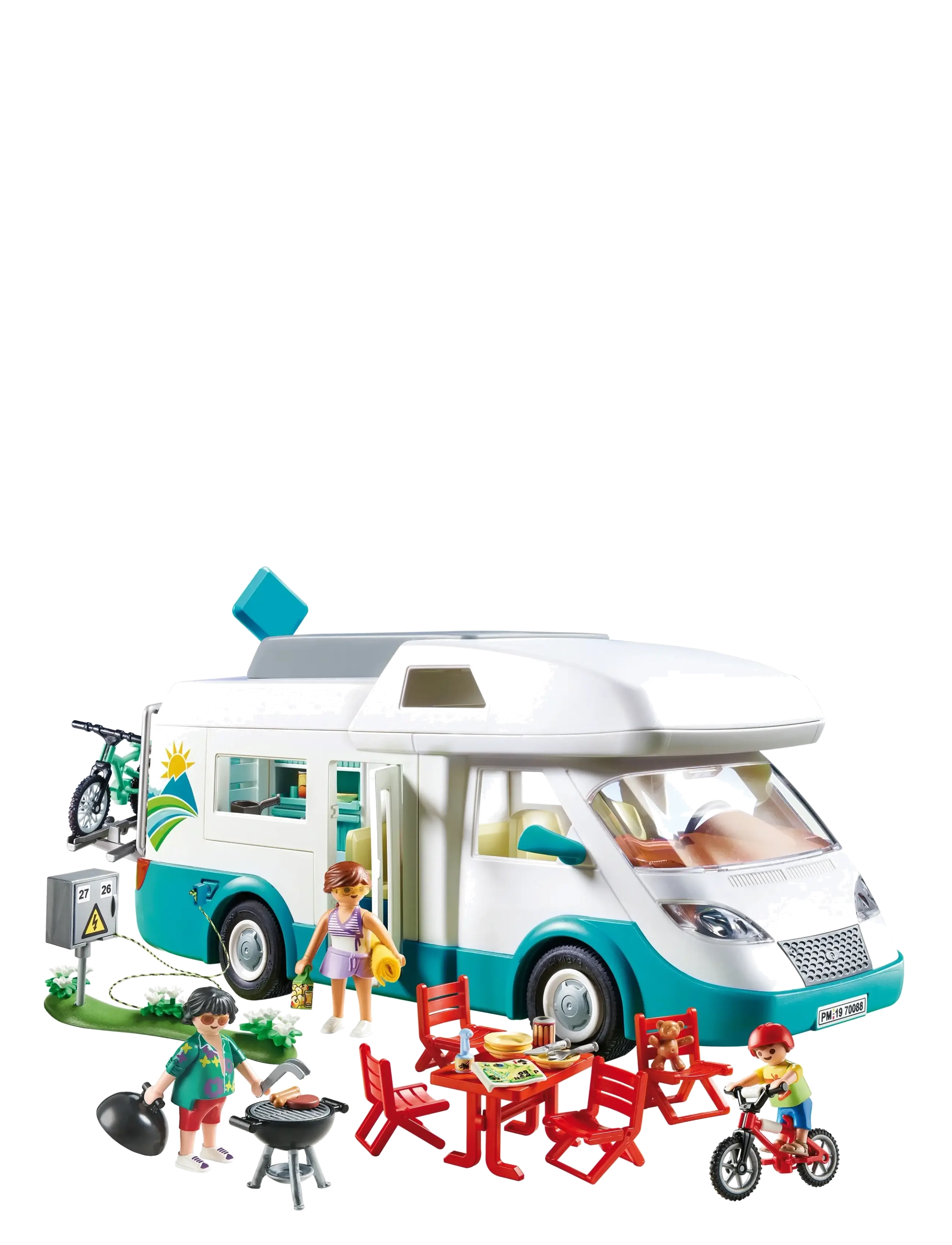 PLAYMOBIL - PLAYMOBIL Family Fun  Autocamper - 70088 - playmobil family fun - multicolored - 4