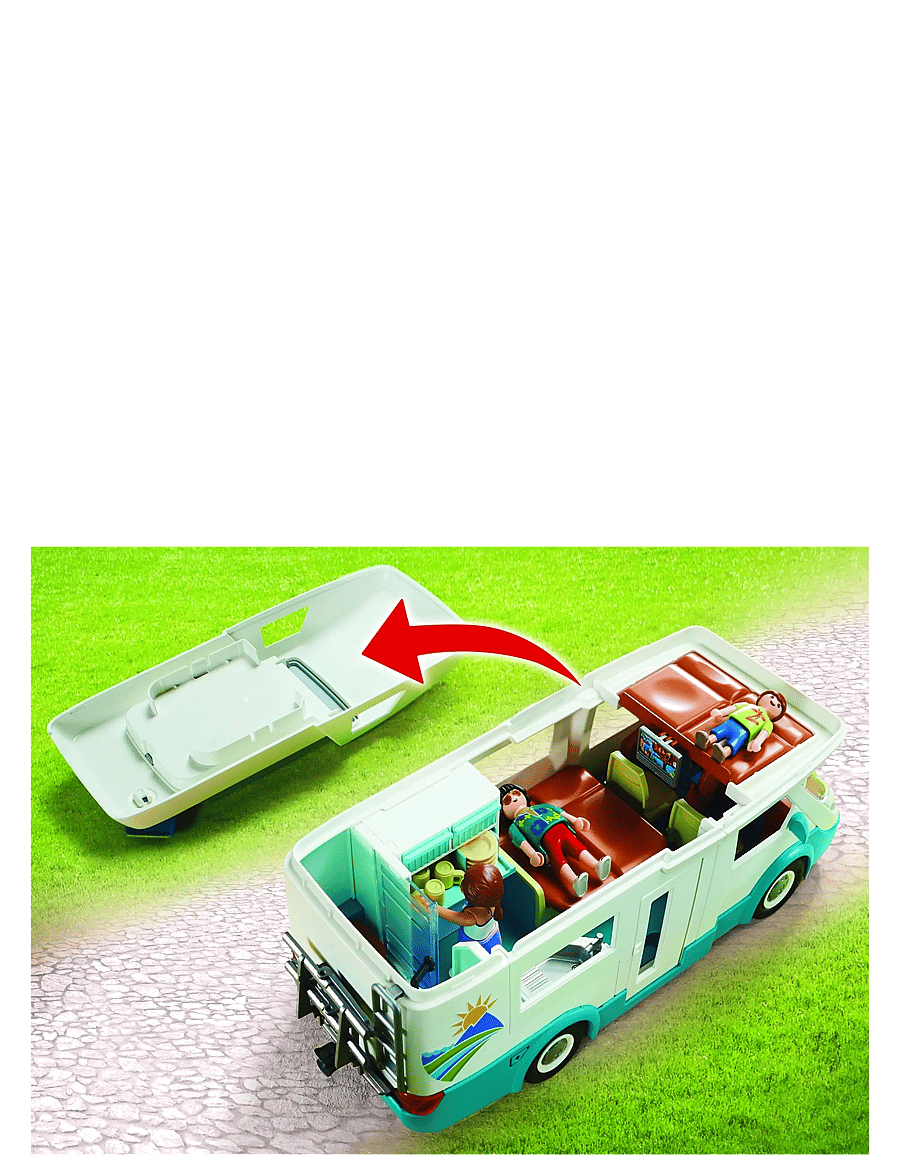 PLAYMOBIL - Family Camper - playmobil family fun - multicolored - 5