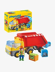 PLAYMOBIL - PLAYMOBIL 1.2.3 Dump Truck - 70126 - playmobil 1.2.3 - multicolored - 1