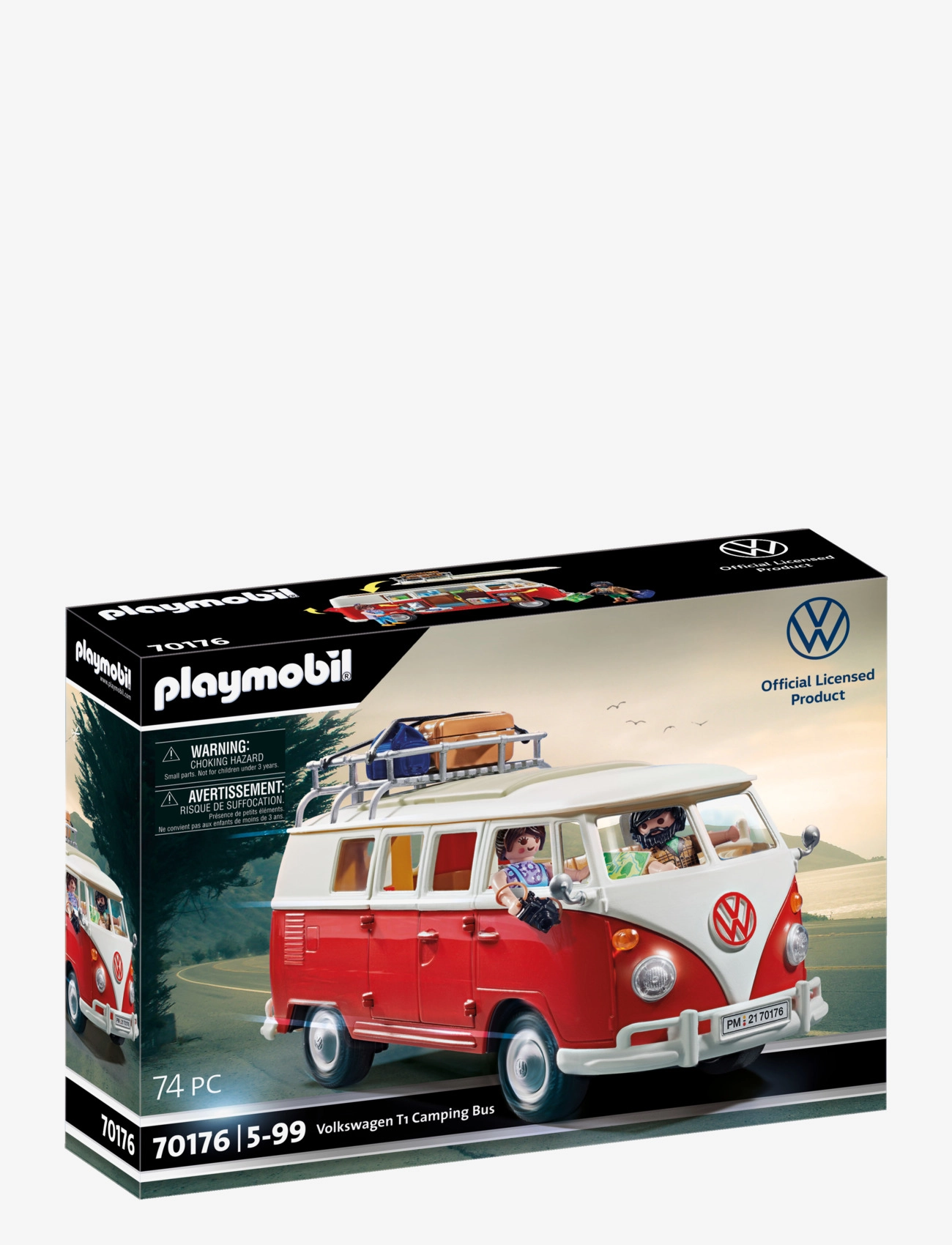 PLAYMOBIL - PLAYMOBIL Volkswagen T1 Folkabuss - 70176 - multicolored - 2