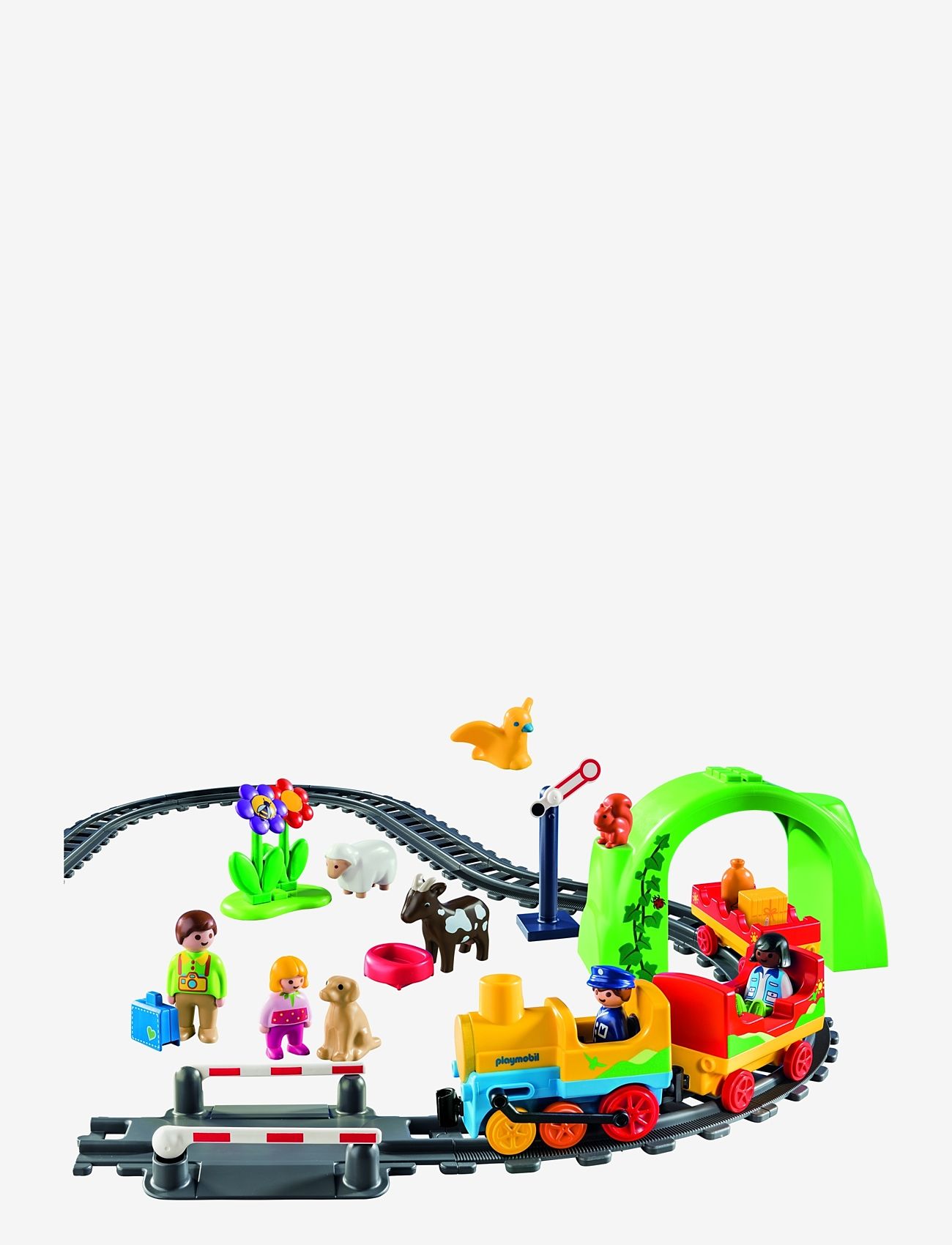 PLAYMOBIL - PLAYMOBIL 1.2.3 Min första tågbyggsats - 70179 - playmobil 1.2.3 - multicolored - 1