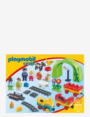 PLAYMOBIL - PLAYMOBIL 1.2.3 Min första tågbyggsats - 70179 - playmobil 1.2.3 - multicolored - 3