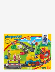 PLAYMOBIL - PLAYMOBIL 1.2.3 Mit første togsæt - 70179 - playmobil 1.2.3 - multicolored - 5