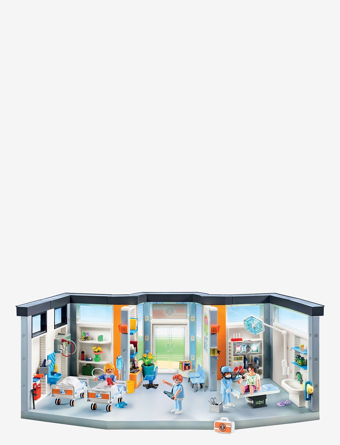 PLAYMOBIL - PLAYMOBIL City Life Furnished Hospital Wing - 70191 - playmobil city life - multicolored - 1