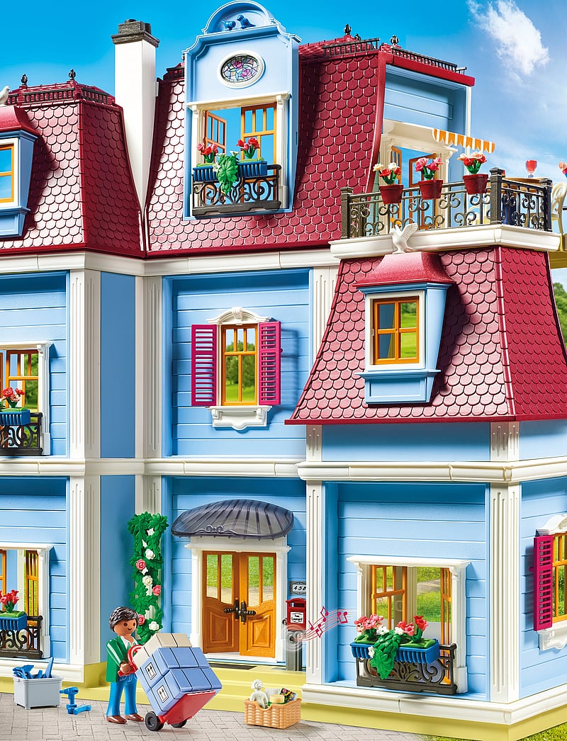 PLAYMOBIL - PLAYMOBIL Large Dollhouse - 70205 - playmobil dollhouse - multicolored - 0