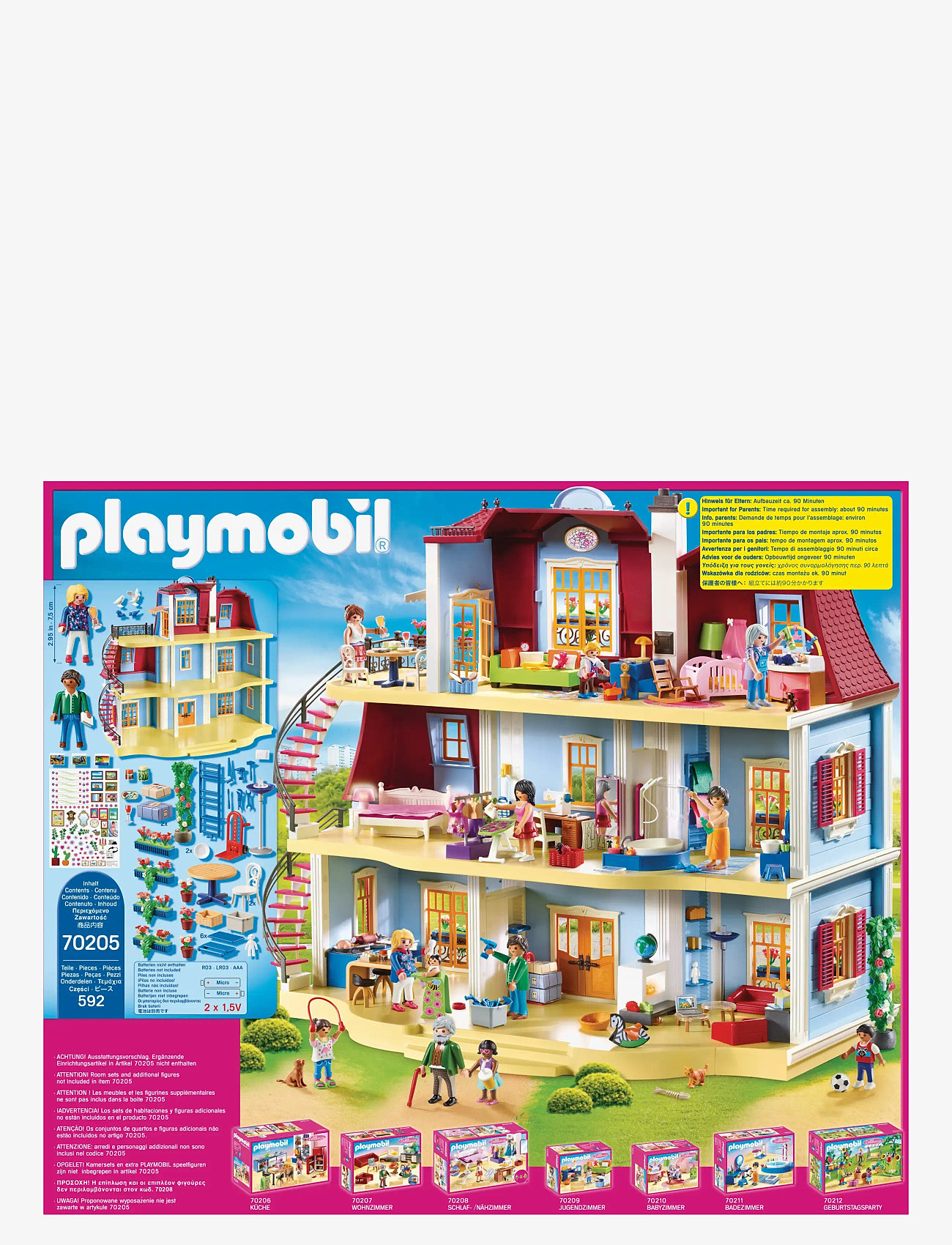 PLAYMOBIL - PLAYMOBIL Dollhouse Mit store dukkehus - 70205 - playmobil dollhouse - multicolored - 3