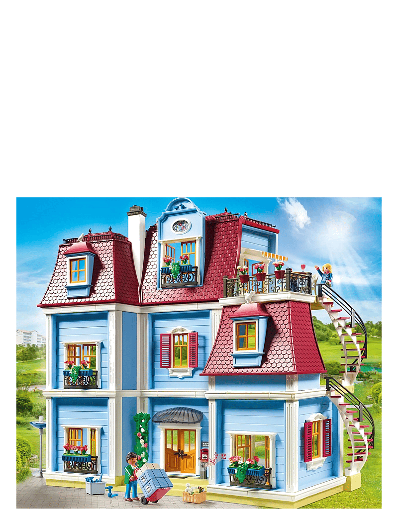 PLAYMOBIL - PLAYMOBIL Large Dollhouse - 70205 - playmobil dollhouse - multicolored - 5
