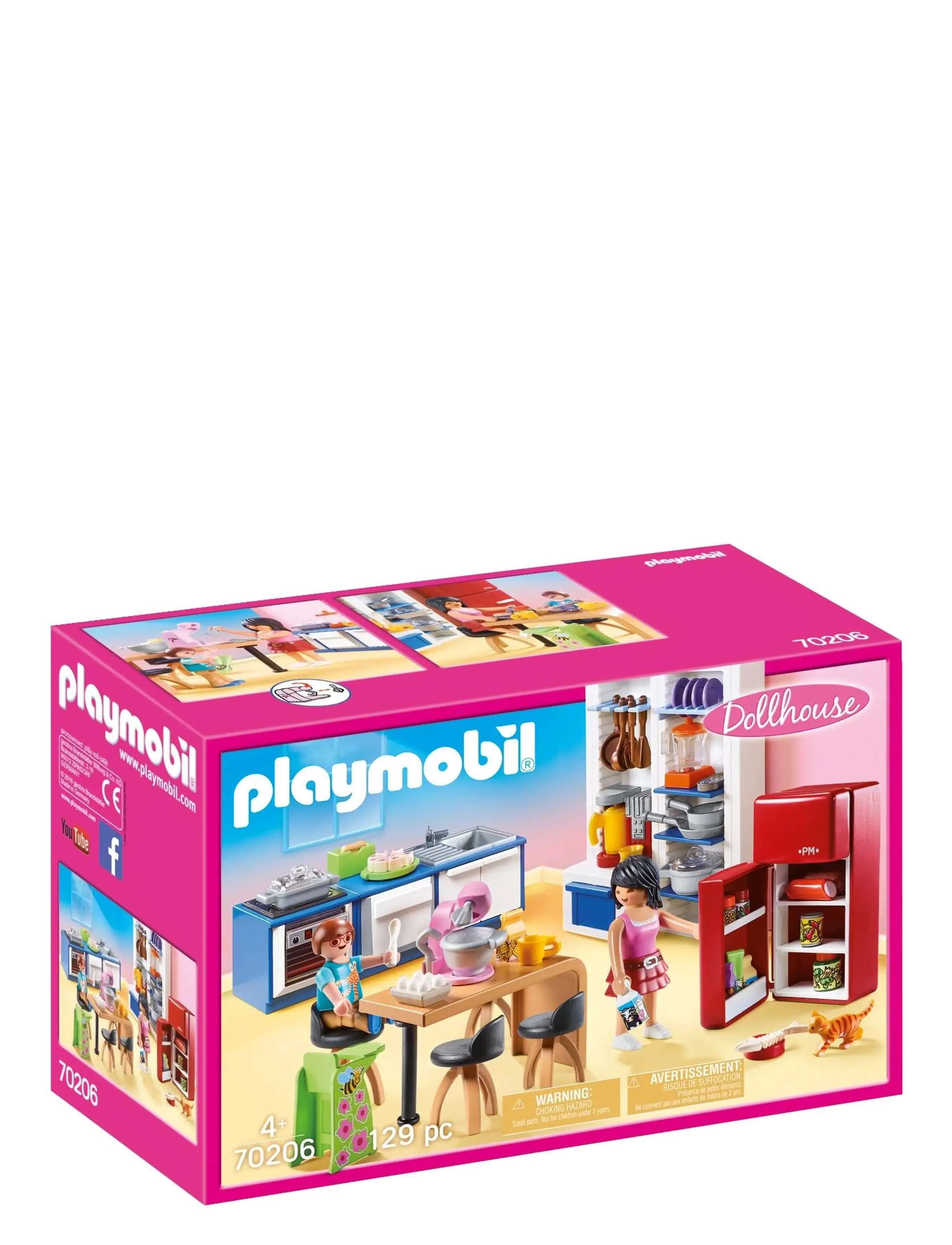 PLAYMOBIL Familiekøkken Patterned - One Size - Kinder