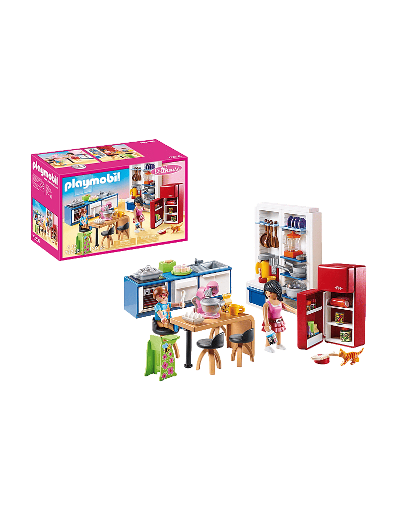 PLAYMOBIL - PLAYMOBIL Dollhouse Family Kitchen - 70206 - kingitused alla 50€ - multicolored - 0