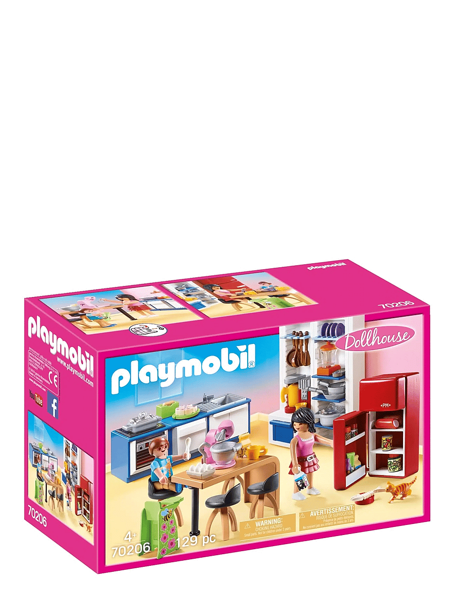 PLAYMOBIL - Family Kitchen - playmobil dollhouse - multicolored - 1