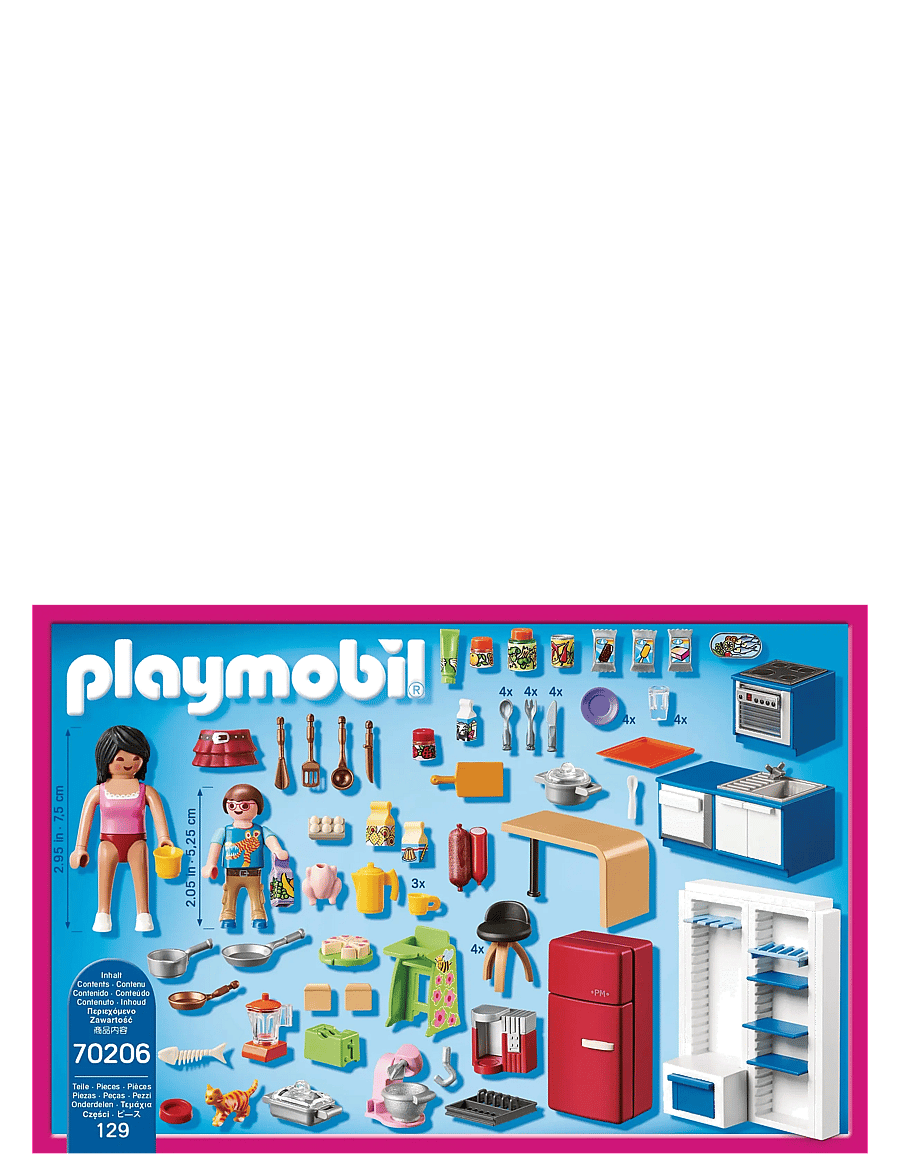 PLAYMOBIL - Family Kitchen - playmobil dollhouse - multicolored - 2