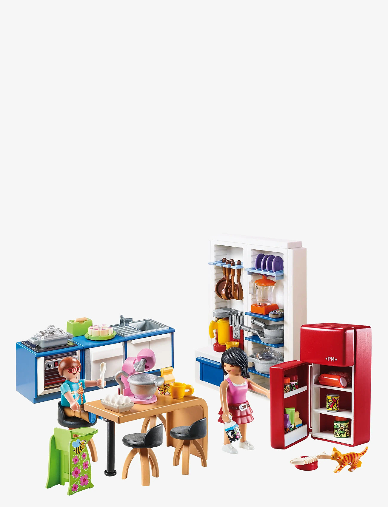 PLAYMOBIL - PLAYMOBIL Dollhouse Familiekøkken - 70206 - playmobil dollhouse - multicolored - 4