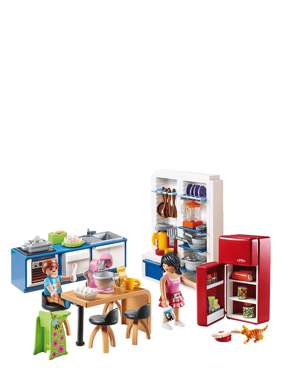 PLAYMOBIL - Family Kitchen - playmobil dollhouse - multicolored - 4