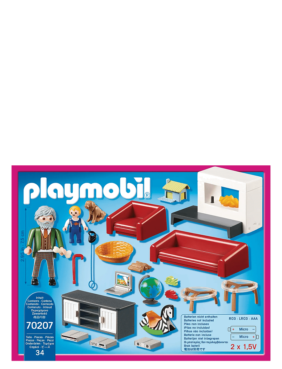 PLAYMOBIL - Comfortable Living Room - playmobil dollhouse - multicolored - 2
