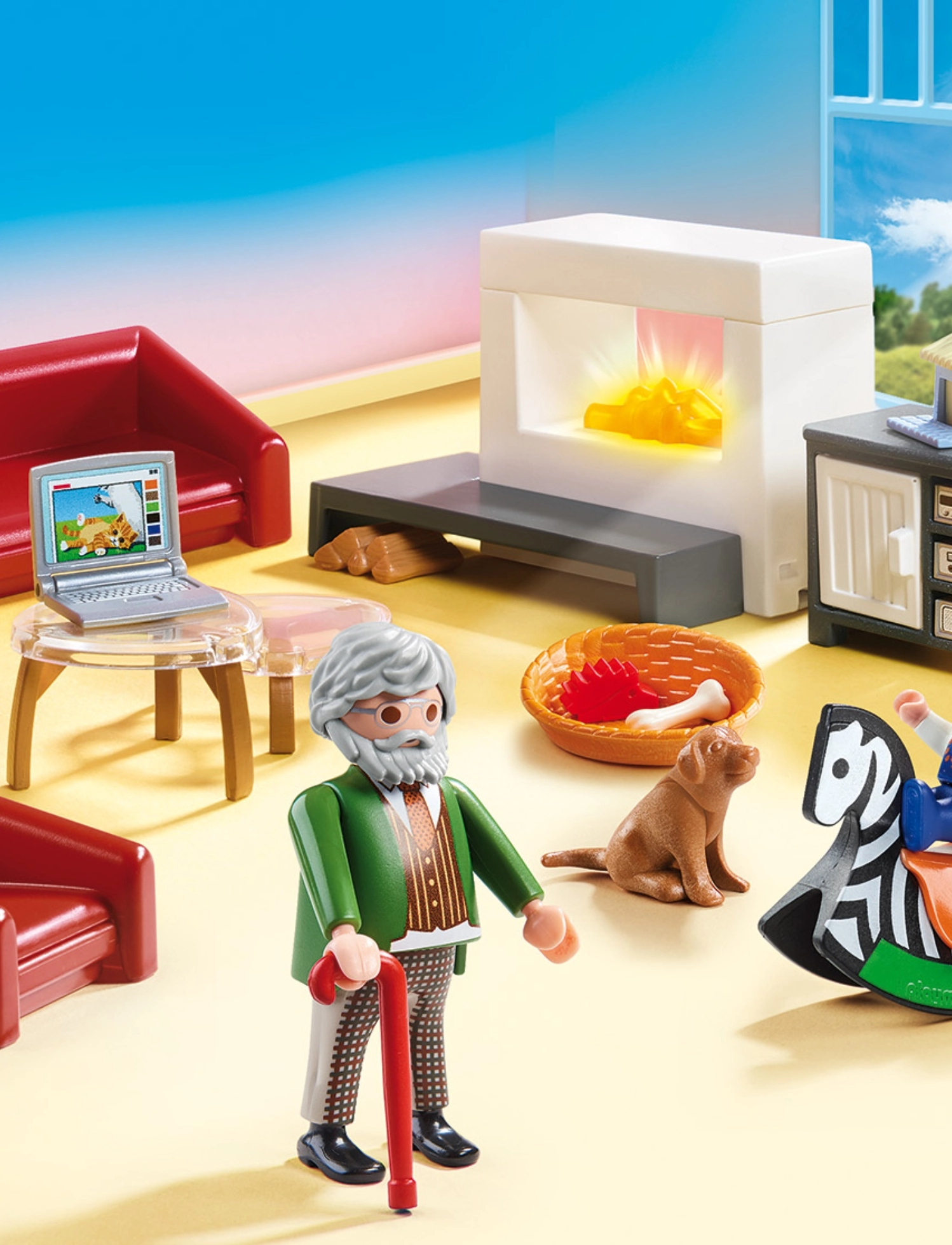 PLAYMOBIL - PLAYMOBIL Dollhouse Komfortabel stue - 70207 - playmobil dollhouse - multicolored - 0