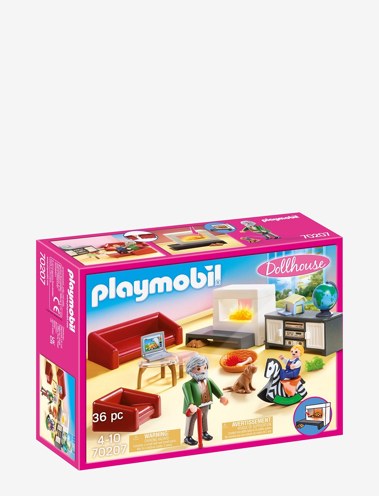 PLAYMOBIL - PLAYMOBIL Dollhouse Komfortabel stue - 70207 - playmobil dollhouse - multicolored - 3