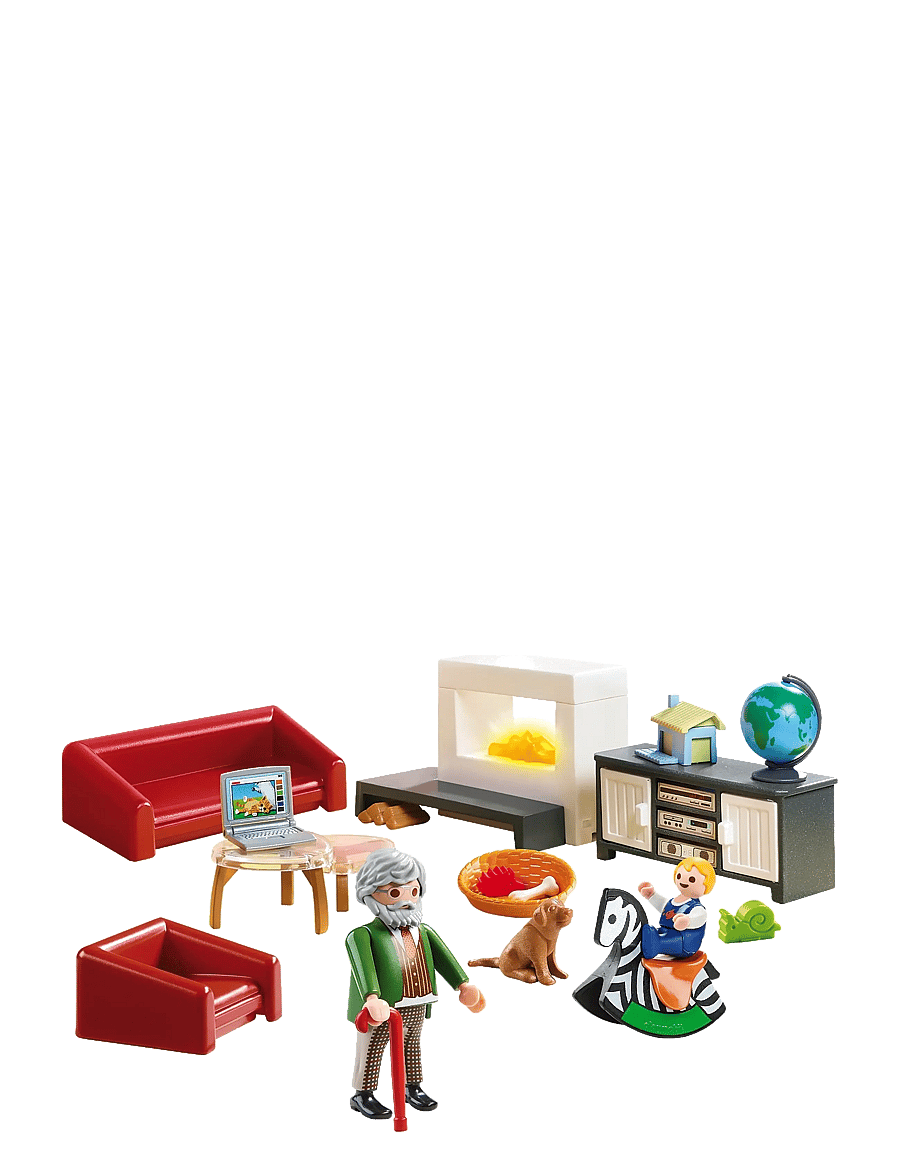 PLAYMOBIL - Comfortable Living Room - playmobil dollhouse - multicolored - 4