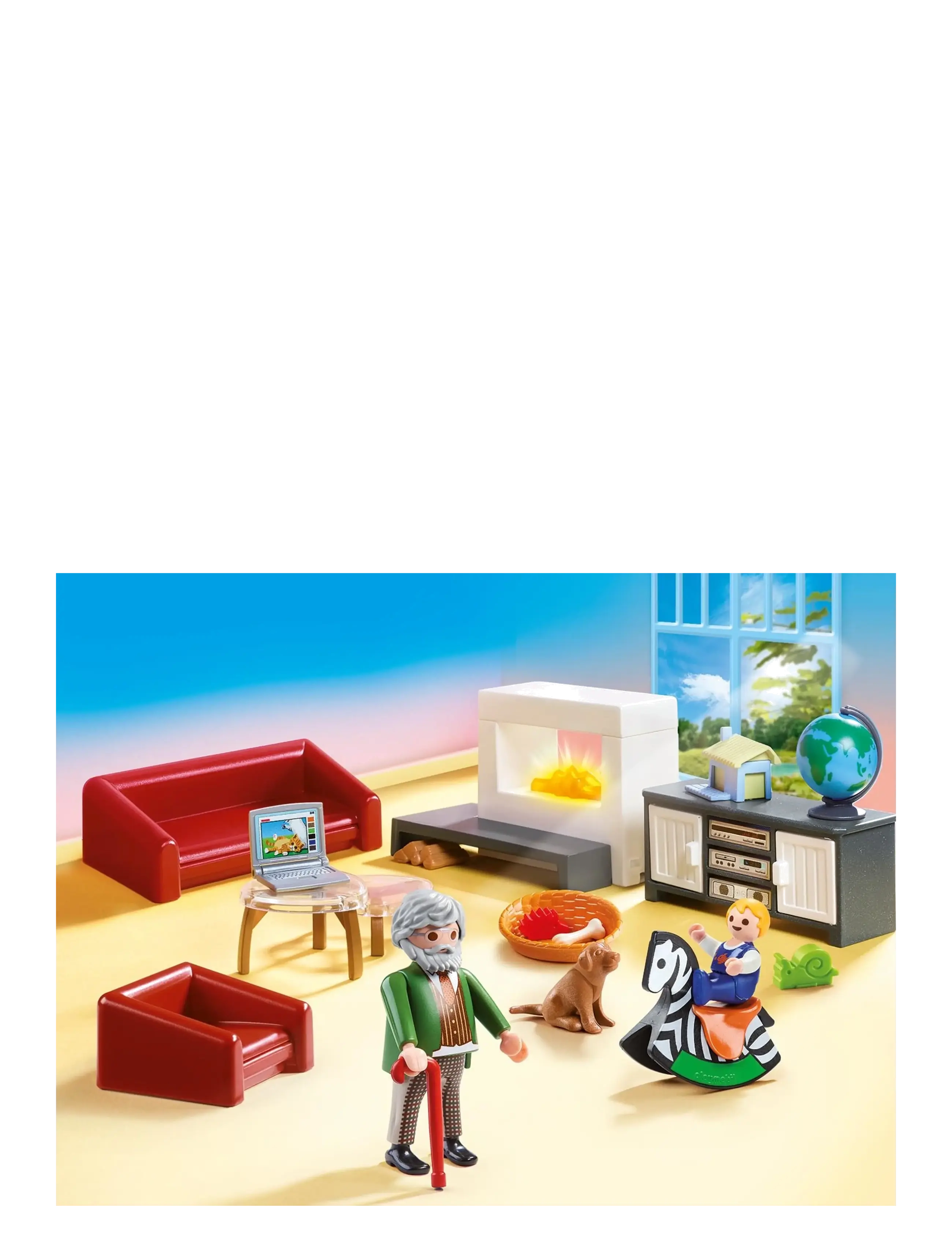 PLAYMOBIL - PLAYMOBIL Dollhouse Komfortabel stue - 70207 - playmobil dollhouse - multicolored - 5