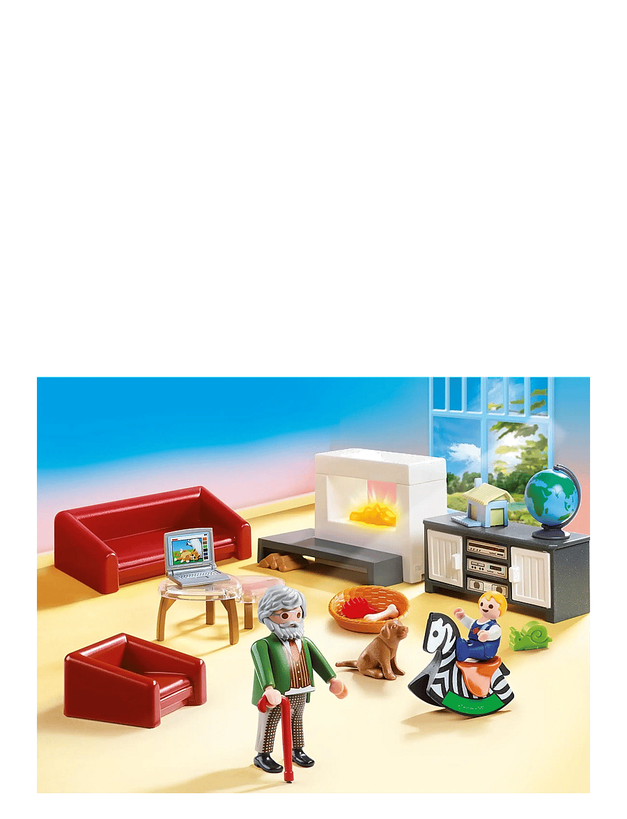 PLAYMOBIL - Comfortable Living Room - playmobil dollhouse - multicolored - 5