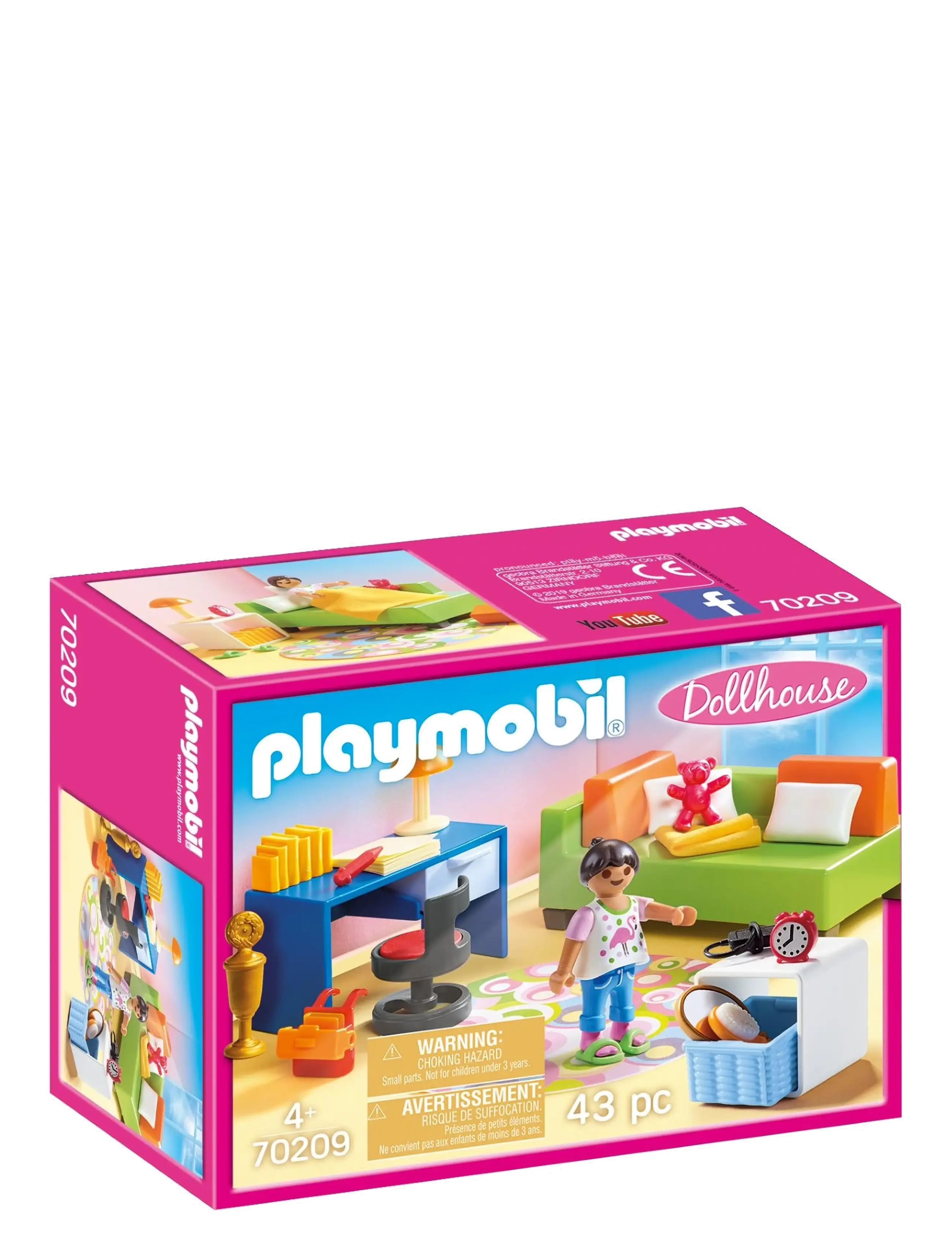PLAYMOBIL Teenagerværelset, Børn, Playmobil Dollhouse, Multi/mønstret, Str: ONE SIZE