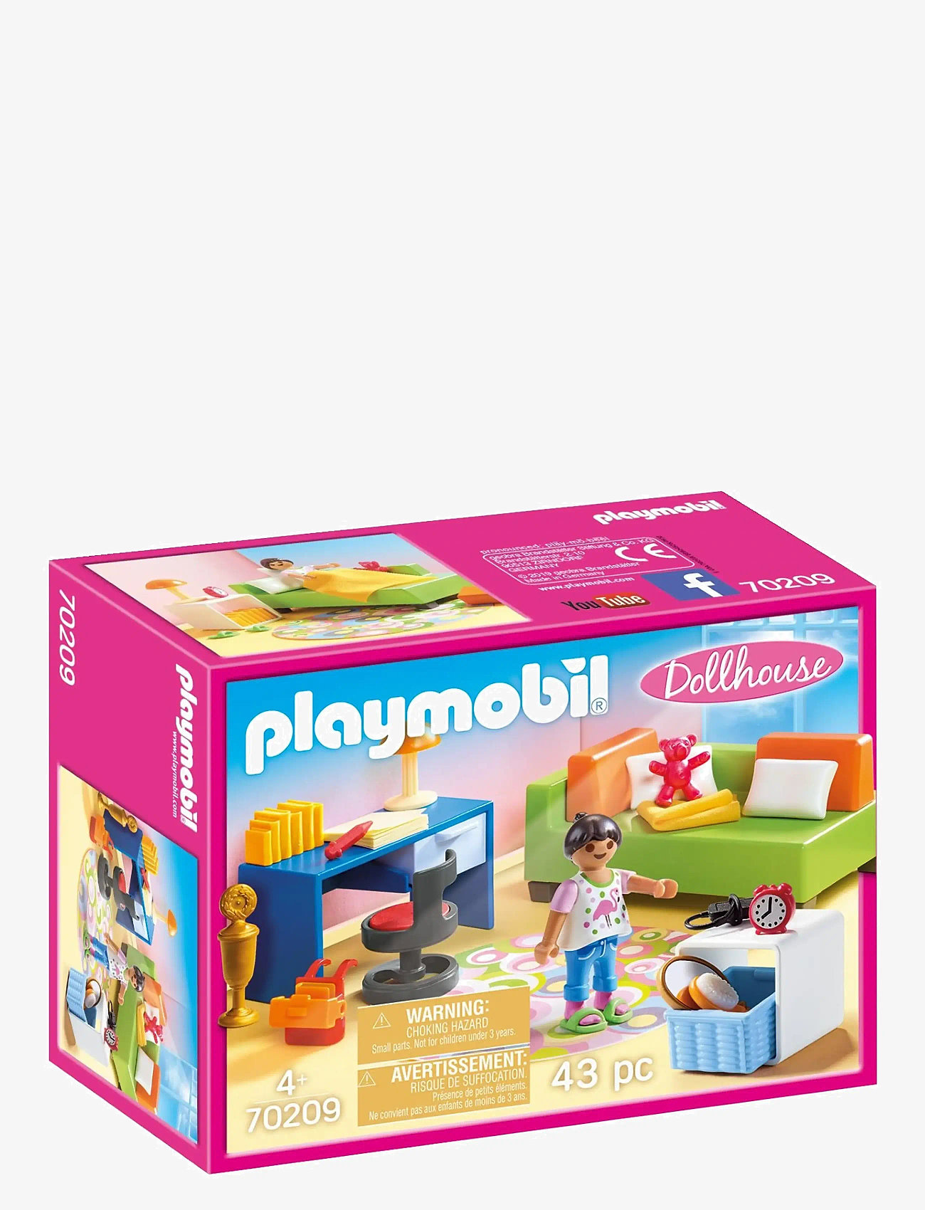 PLAYMOBIL - PLAYMOBIL Dollhouse Tonårsrum - 70209 - playmobil dollhouse - multicolored - 1