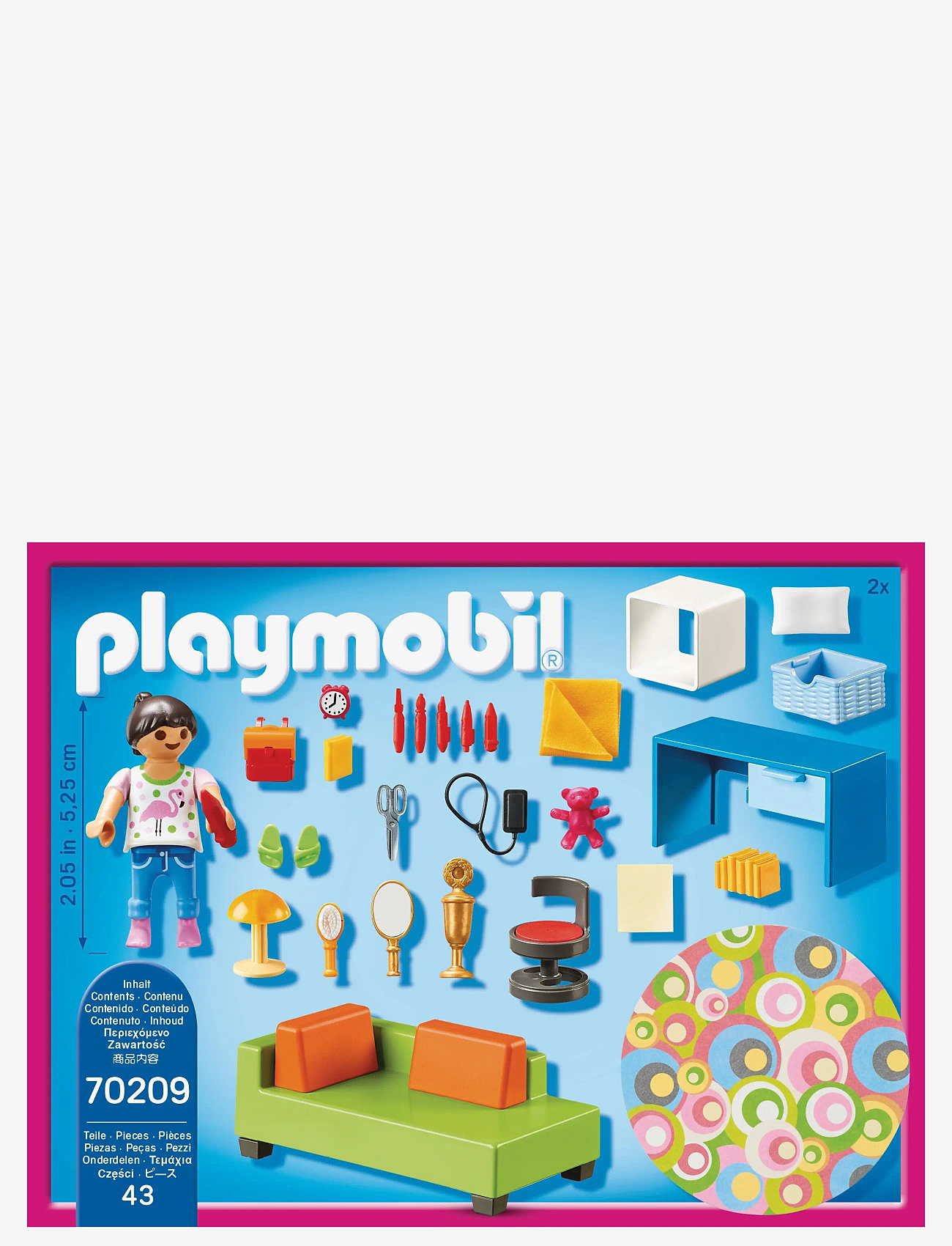 PLAYMOBIL - PLAYMOBIL Dollhouse Tonårsrum - 70209 - playmobil dollhouse - multicolored - 2