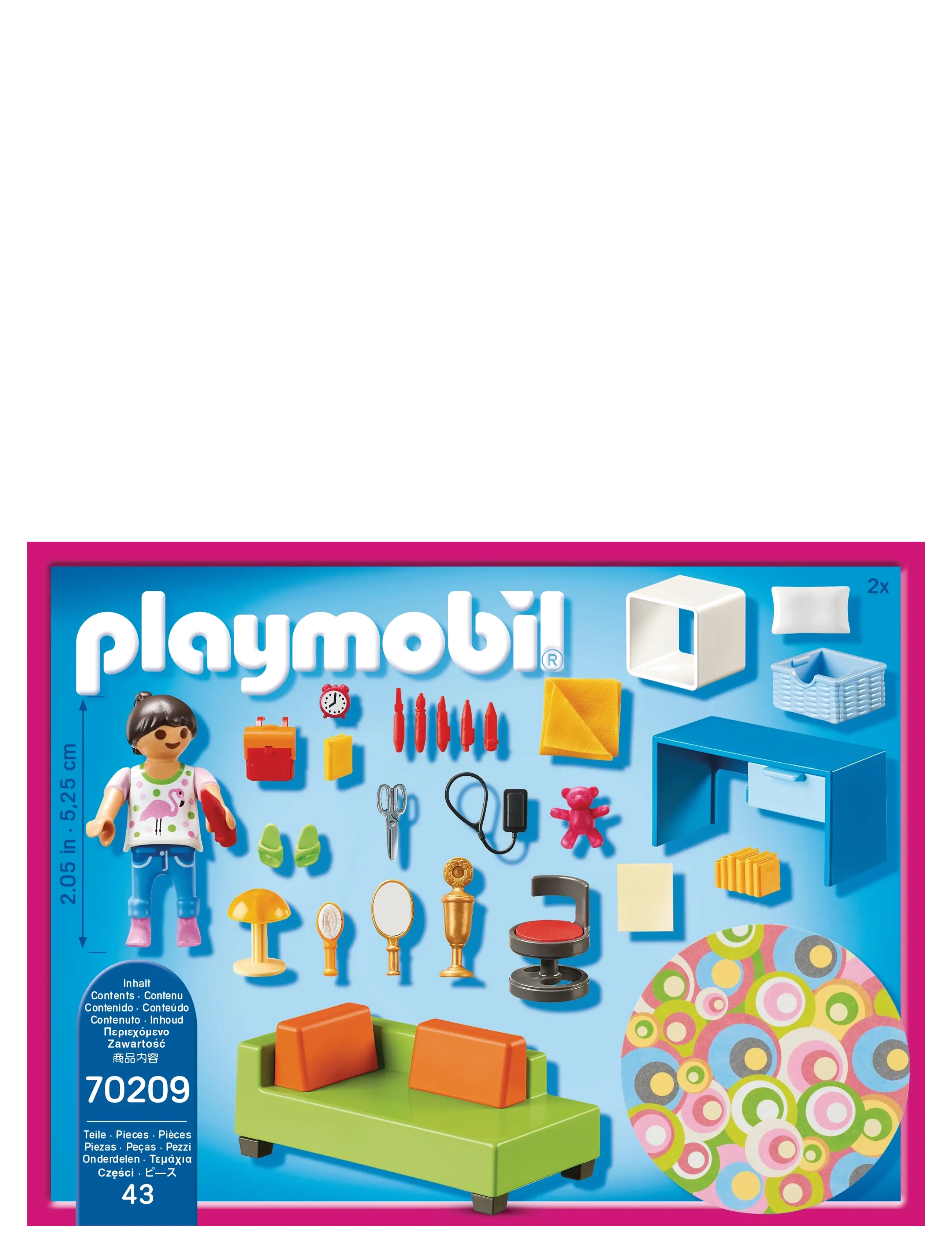 PLAYMOBIL - PLAYMOBIL Dollhouse Teenageværelse - 70209 - playmobil dollhouse - multicolored - 2