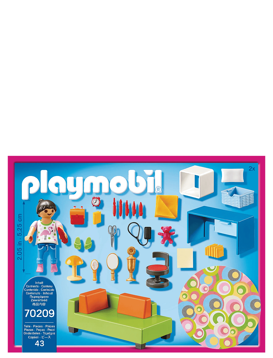 PLAYMOBIL - Teenager's Room - playmobil dollhouse - multicolored - 2