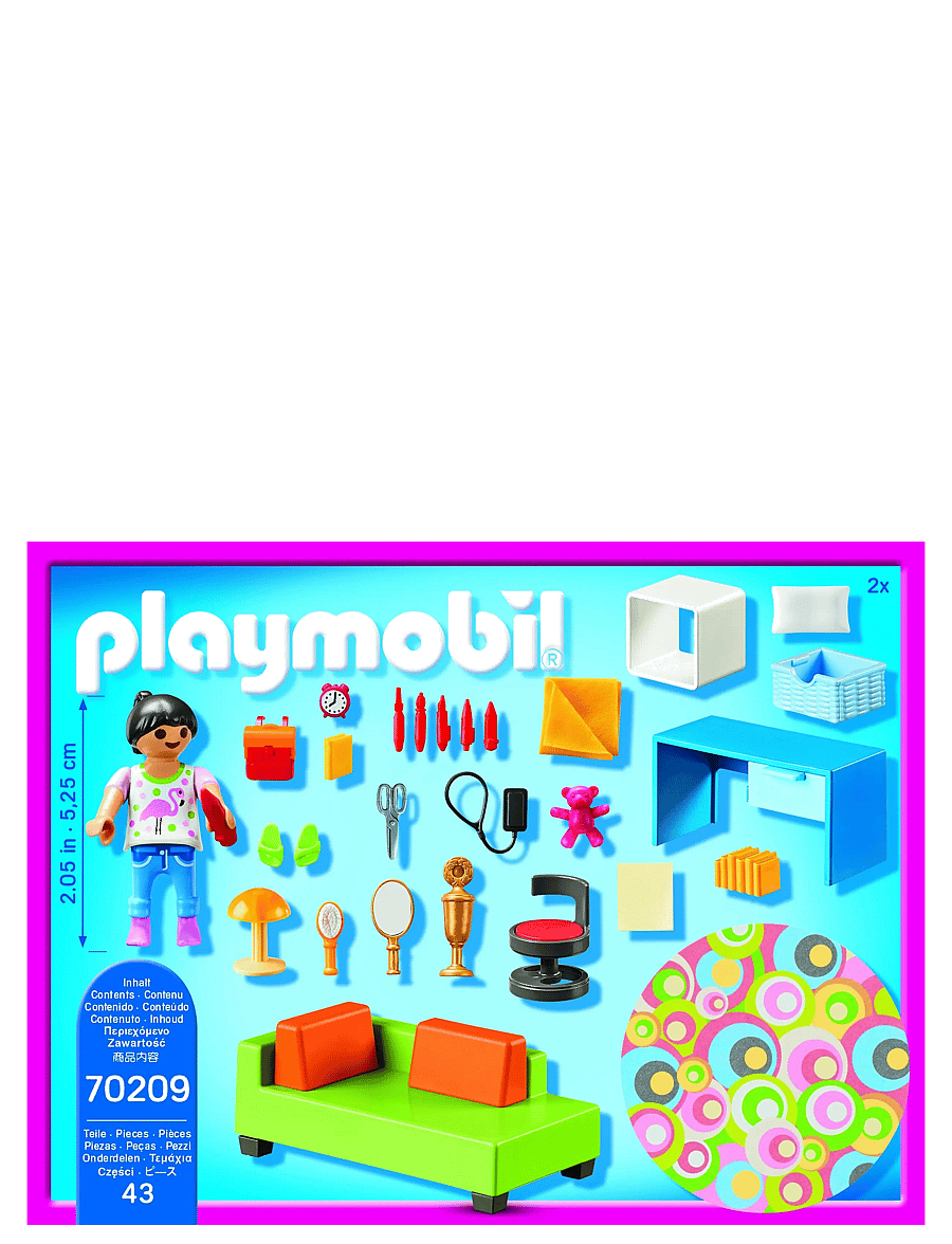 PLAYMOBIL - Teenager's Room - playmobil dollhouse - multicolored - 3