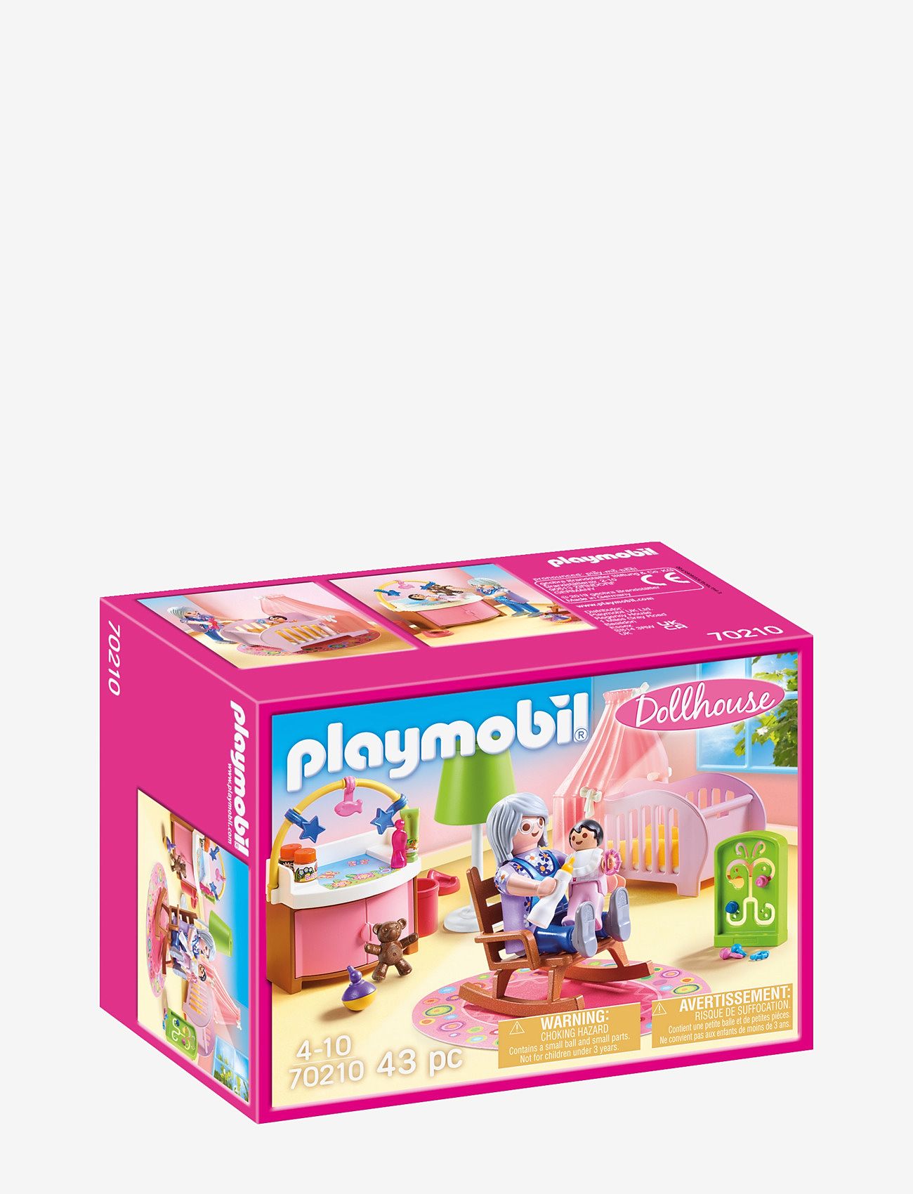 PLAYMOBIL - PLAYMOBIL Dollhouse Babyværelse - 70210 - playmobil dollhouse - multicolored - 2