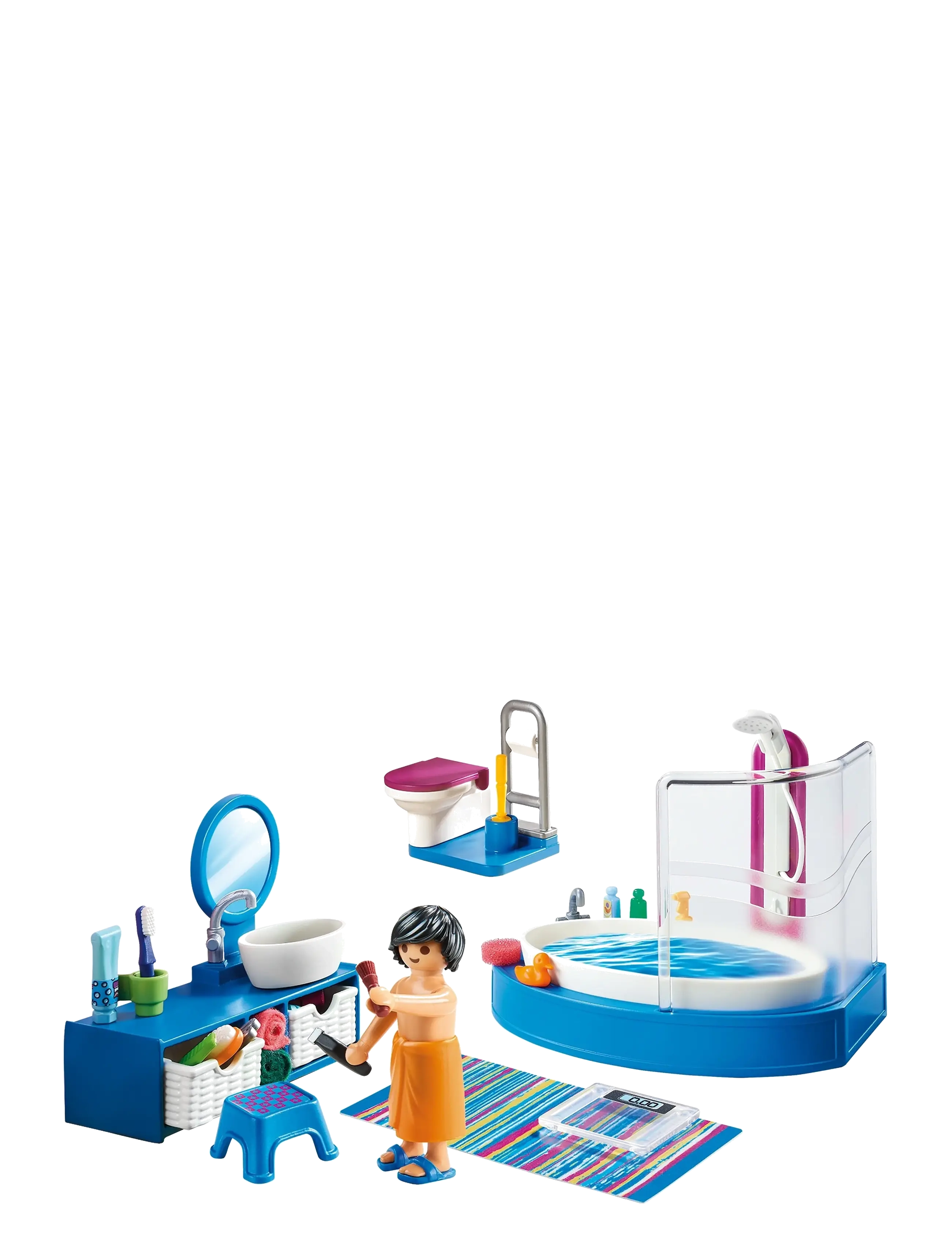 PLAYMOBIL - PLAYMOBIL Dollhouse Badeværelse - 70211 - playmobil dollhouse - multicolored - 4