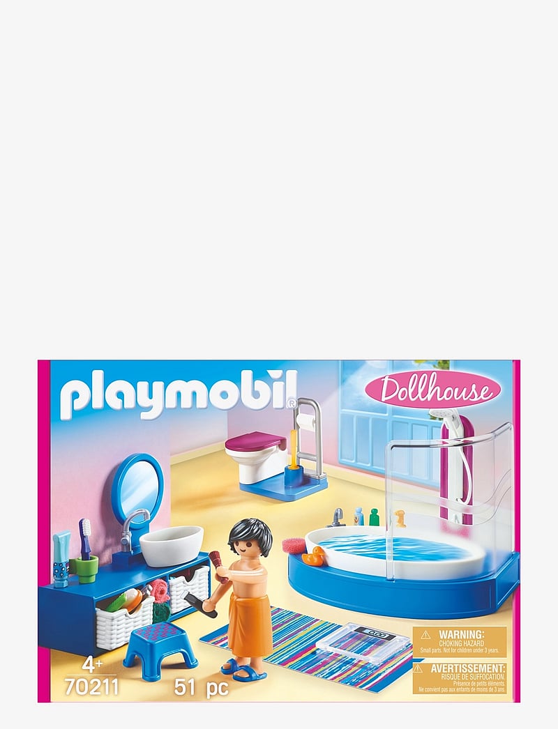 PLAYMOBIL - PLAYMOBIL Dollhouse Bathroom with Tub - 70211 - kingitused alla 30€ - multicolored - 3