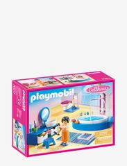PLAYMOBIL - PLAYMOBIL Dollhouse Bathroom with Tub - 70211 - lowest prices - multicolored - 6