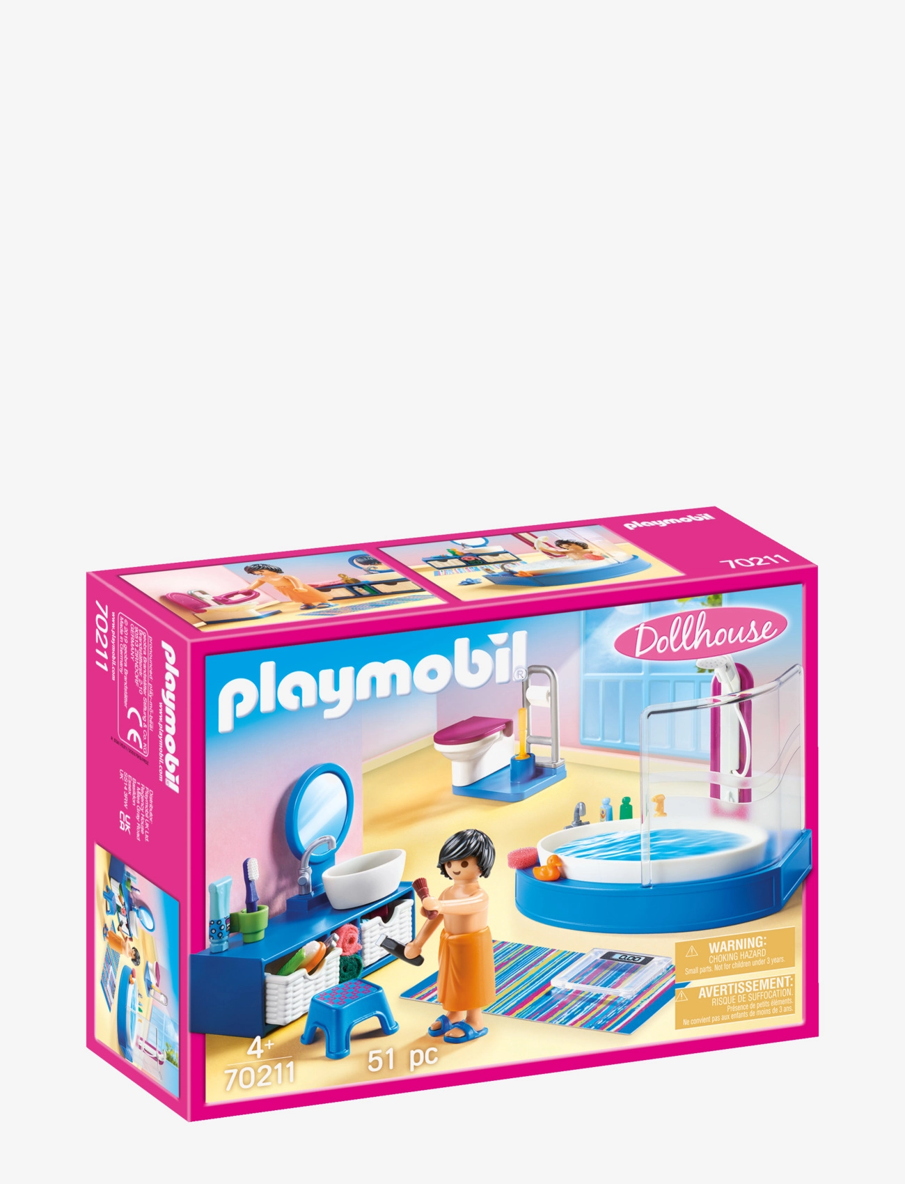 PLAYMOBIL - Badeværelse med badekar - laveste priser - multicolored - 5