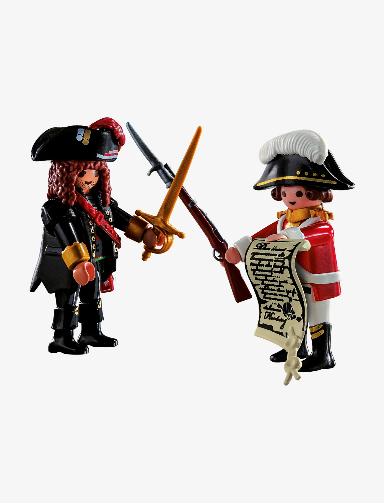 PLAYMOBIL - PLAYMOBIL DuoPacks Piratkapten och rödrock - 70273 - lägsta priserna - multicolored - 1