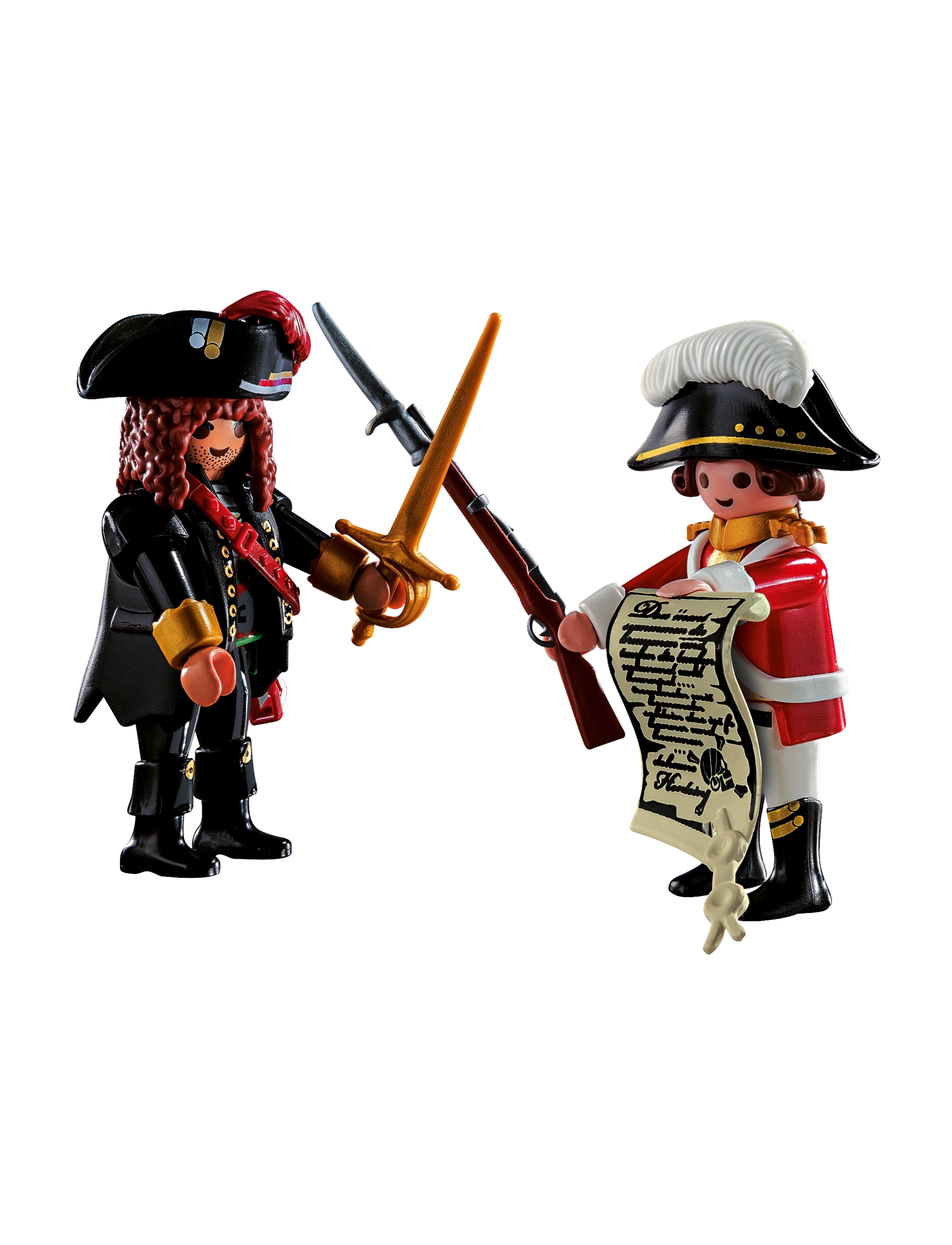 PLAYMOBIL - PLAYMOBIL DuoPacks Piratkaptajn og rødjakke - 70273 - multicolored - 0