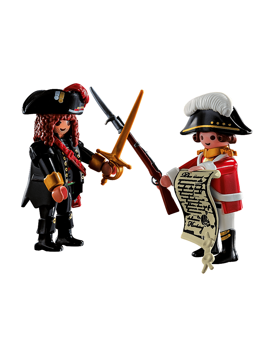 PLAYMOBIL - PLAYMOBIL DuoPacks Pirate and Redcoat - 70273 - multicolored - 0