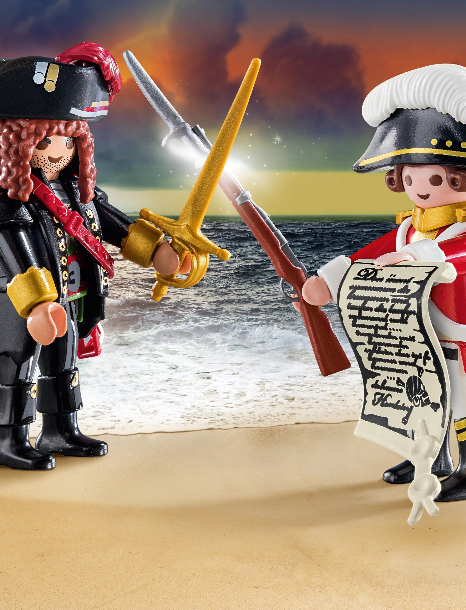 PLAYMOBIL - PLAYMOBIL DuoPacks Piratkaptajn og rødjakke - 70273 - multicolored - 3
