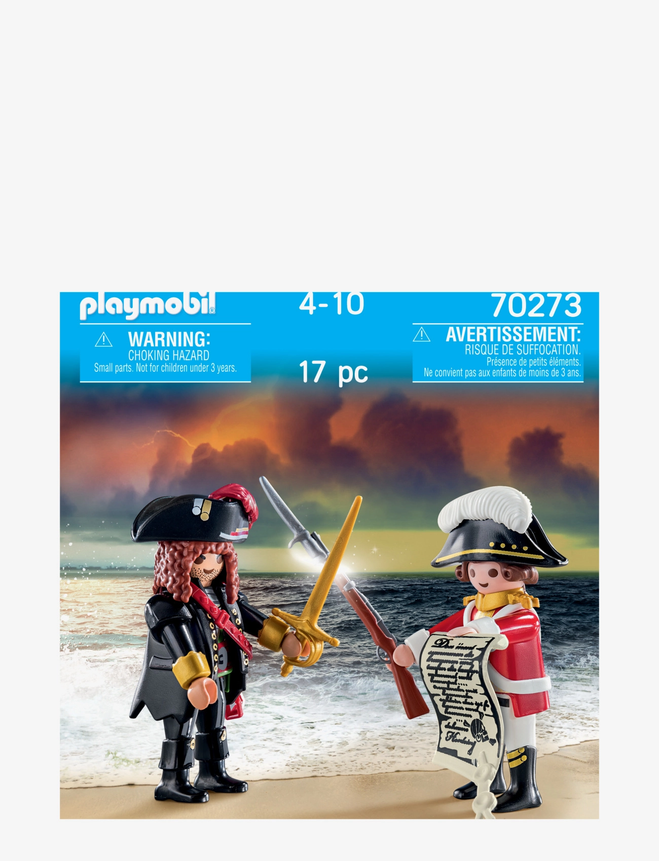 PLAYMOBIL - PLAYMOBIL DuoPacks Piratkaptajn og rødjakke - 70273 - multicolored - 2