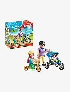 PLAYMOBIL City Life Mother with Children - 70284, PLAYMOBIL
