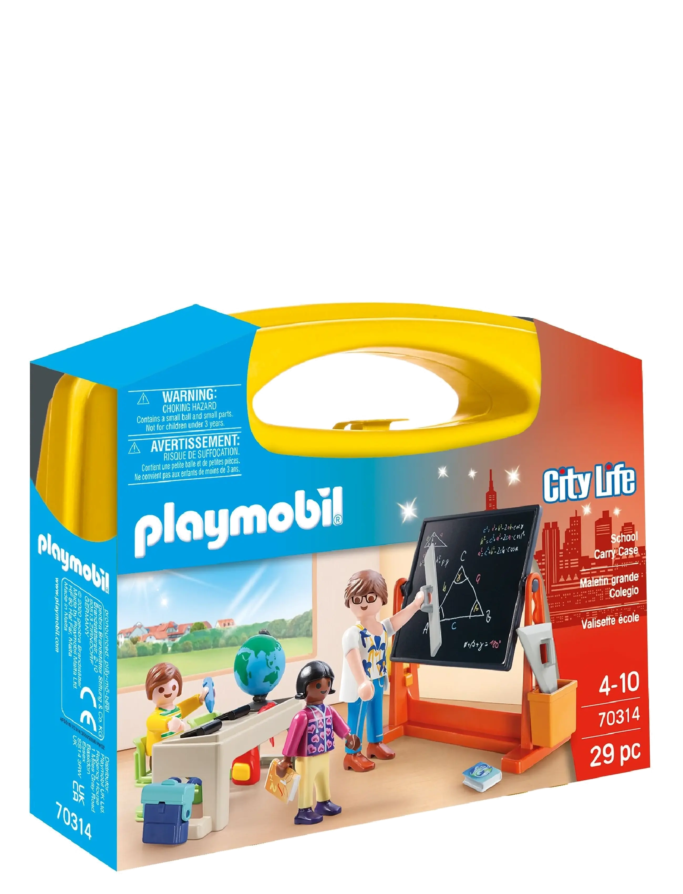 PLAYMOBIL City Life School Carry Case - 70314 - MULTICOLORED