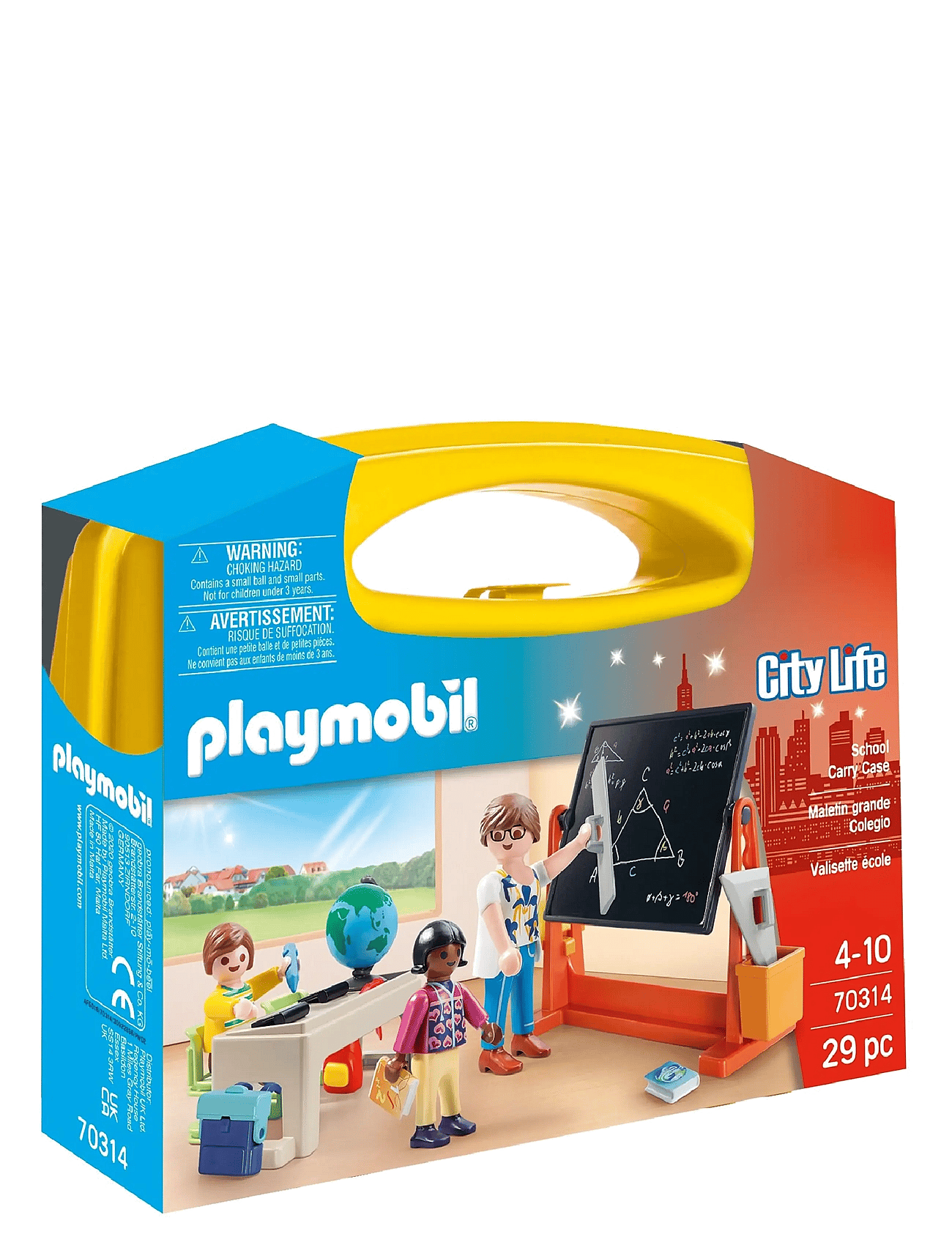 PLAYMOBIL City Life School Carry Case - 70314 - MULTICOLORED