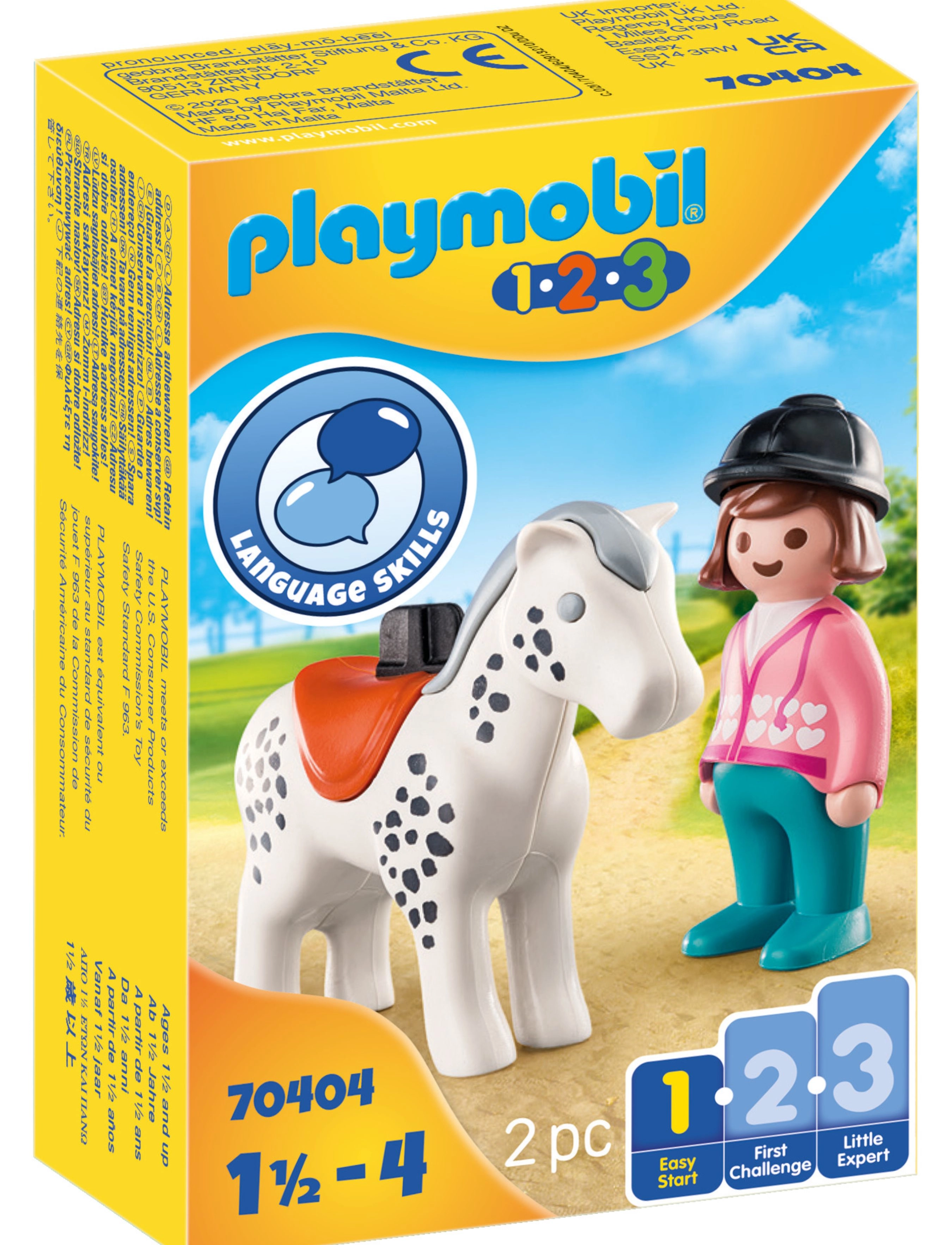 PLAYMOBIL 1.2.3 Rocking Snail Toddler Toy - Ride-On Rocker & Rattle For Ages 18 Months+ - View #2