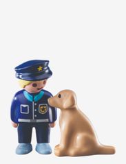 PLAYMOBIL - PLAYMOBIL 1.2.3 Polis med hund - 70408 - playmobil 1.2.3 - multicolored - 2