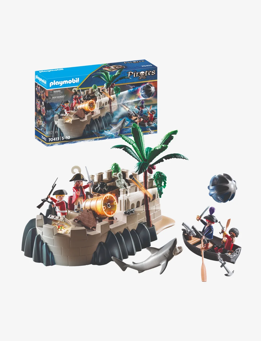 PLAYMOBIL Playmobil Pirates Redcoat Bastion - 70413 - Playmobil Pirates 