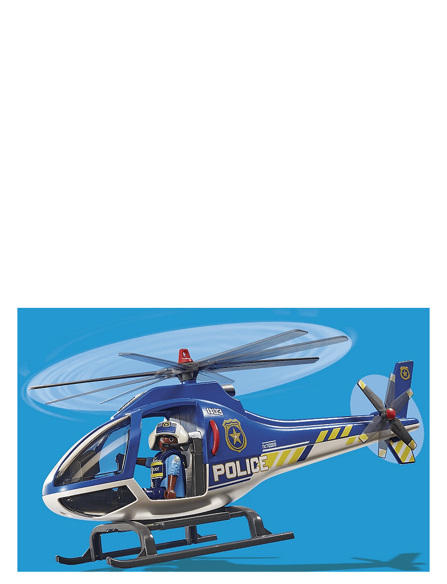 PLAYMOBIL - PLAYMOBIL City Action Police Parachute Search - 70569 - playmobil city action - multicolored - 4